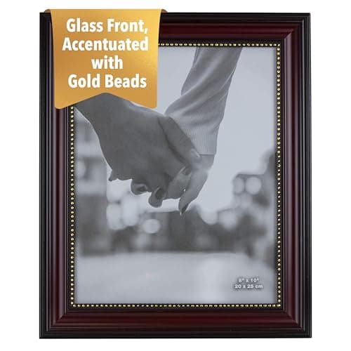 Kiera Grace Classic Traditional Lucy Picture Frame, 8" x 10", Dark Brown