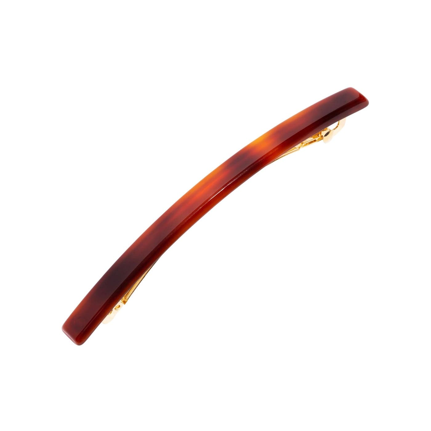 France Luxe Long & Skinny Barrette, Tortoise - Classic French Design for Everyday Wear