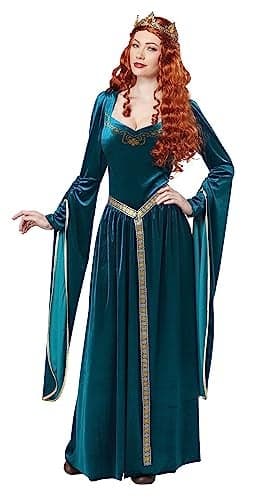 California Costumes Women's Lady Guinevere Teal Costume Large