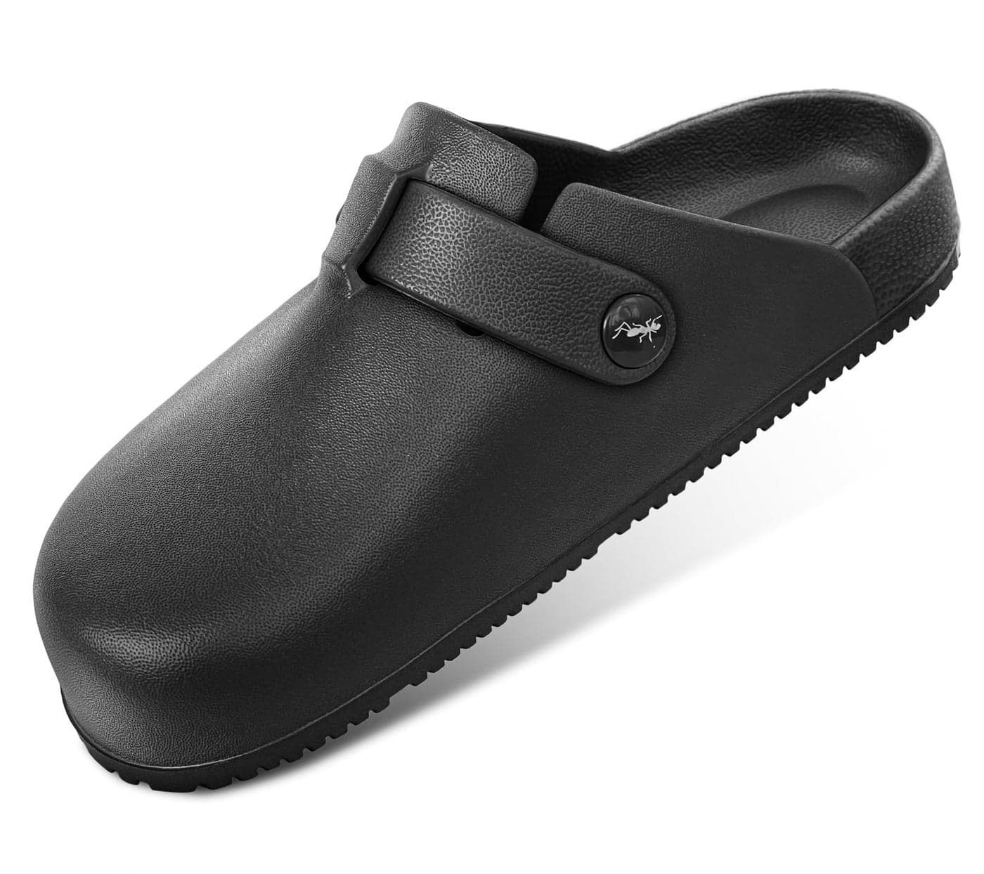 Bigant Womens Clogs,Mercy Mules for Womens Nurse Shoes-Slip on Garden Work Shoes(Black-7 Women/5 Men)