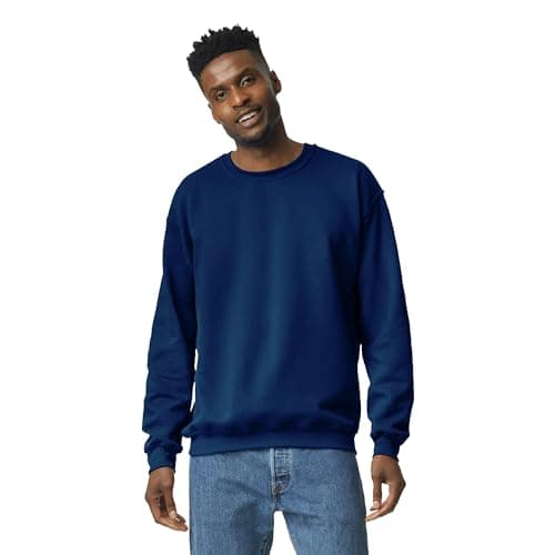 UGP Campus Apparel Gildan Men's Heavy Blend Crewneck Sweatshirt - Medium - Navy