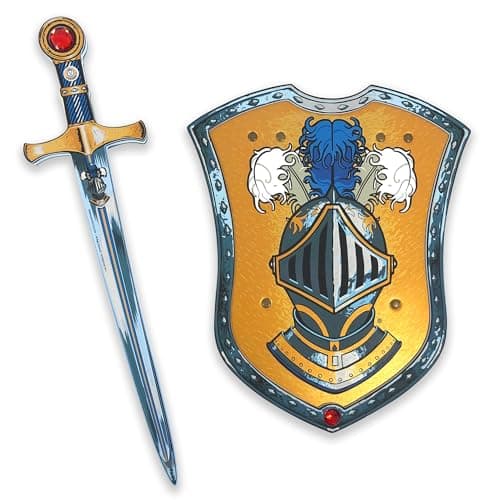 Liontouch Mystery Knight Foam Sword Shield for Kids Age 38 Years Medieval Play Set in Durable Safe Foam for Kids Pretend Play Safe Weapons Battle Accessories for Dress Up Costumes
