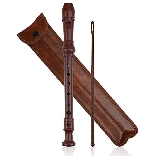 Recorder 8 Hole Treble Flute Descant Flauta Soprano Recorder Professional Clarinet German Style C Key for Student Adults Teach Begainer Class