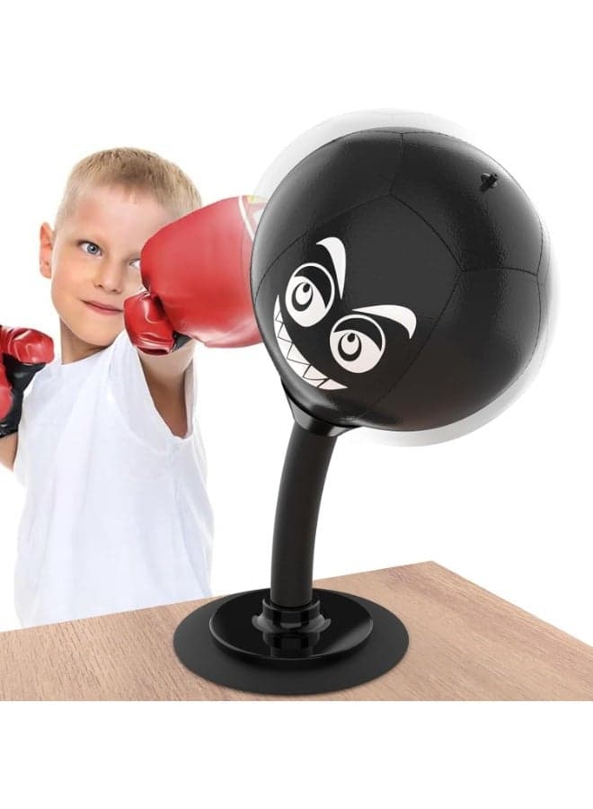 Excefore Desktop Punching Bag - Stress Buster - Heavy Duty Stress Relief Ball - Desk Boxing Punch Ball, Suction Cup Reflex Strain and Tension Toys, Funny...