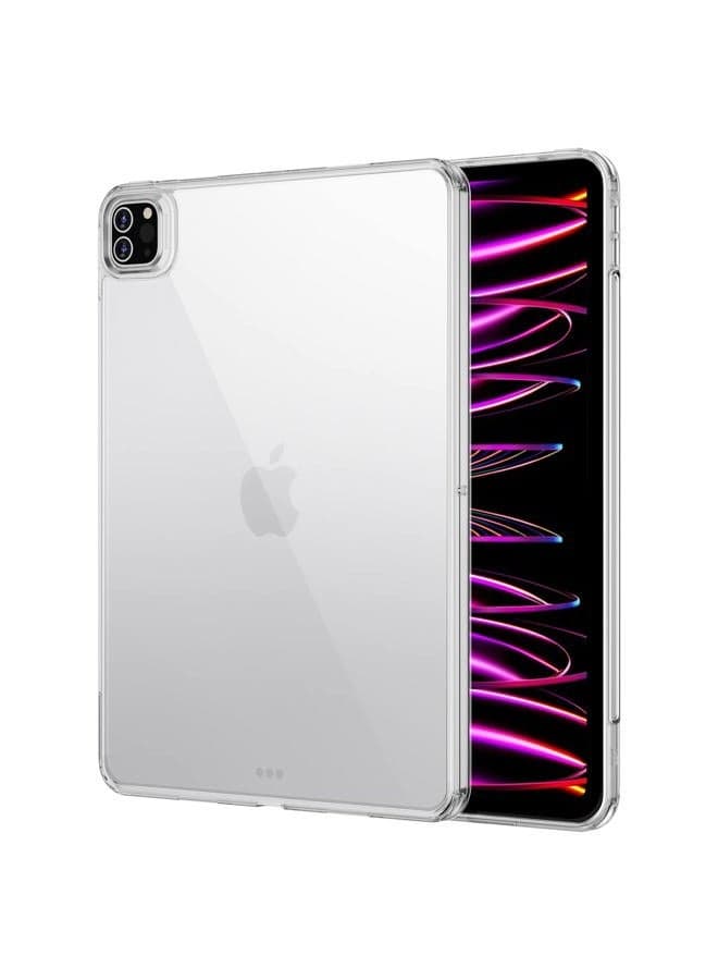 for iPad Pro 12.9 Case, 12.9 inch iPad Pro case (2022/2021, 6th/5th Generation), Thin and Lightweight, Yellowing Resistant, Hard Back, Supports Pencil 2, Classic Series, Clear