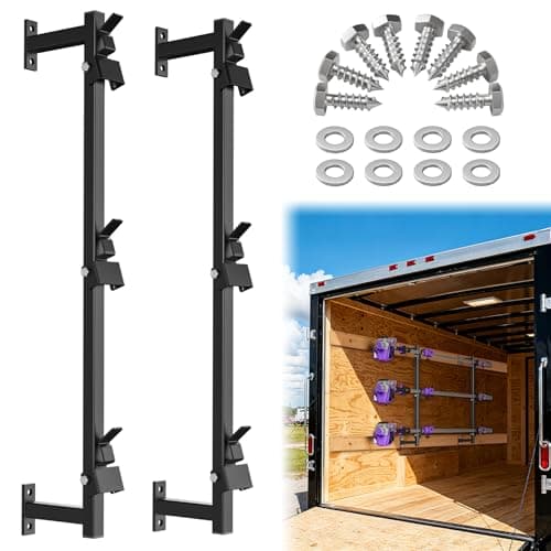 WooFog Weed Eater Rack for Enclosed Trailer Trimmer Rack for Enclosed Trailer Weed Wacker Rack for Trailer Weed Wacker Holder for Trailer Enclosed Trailer Accessories for Inside