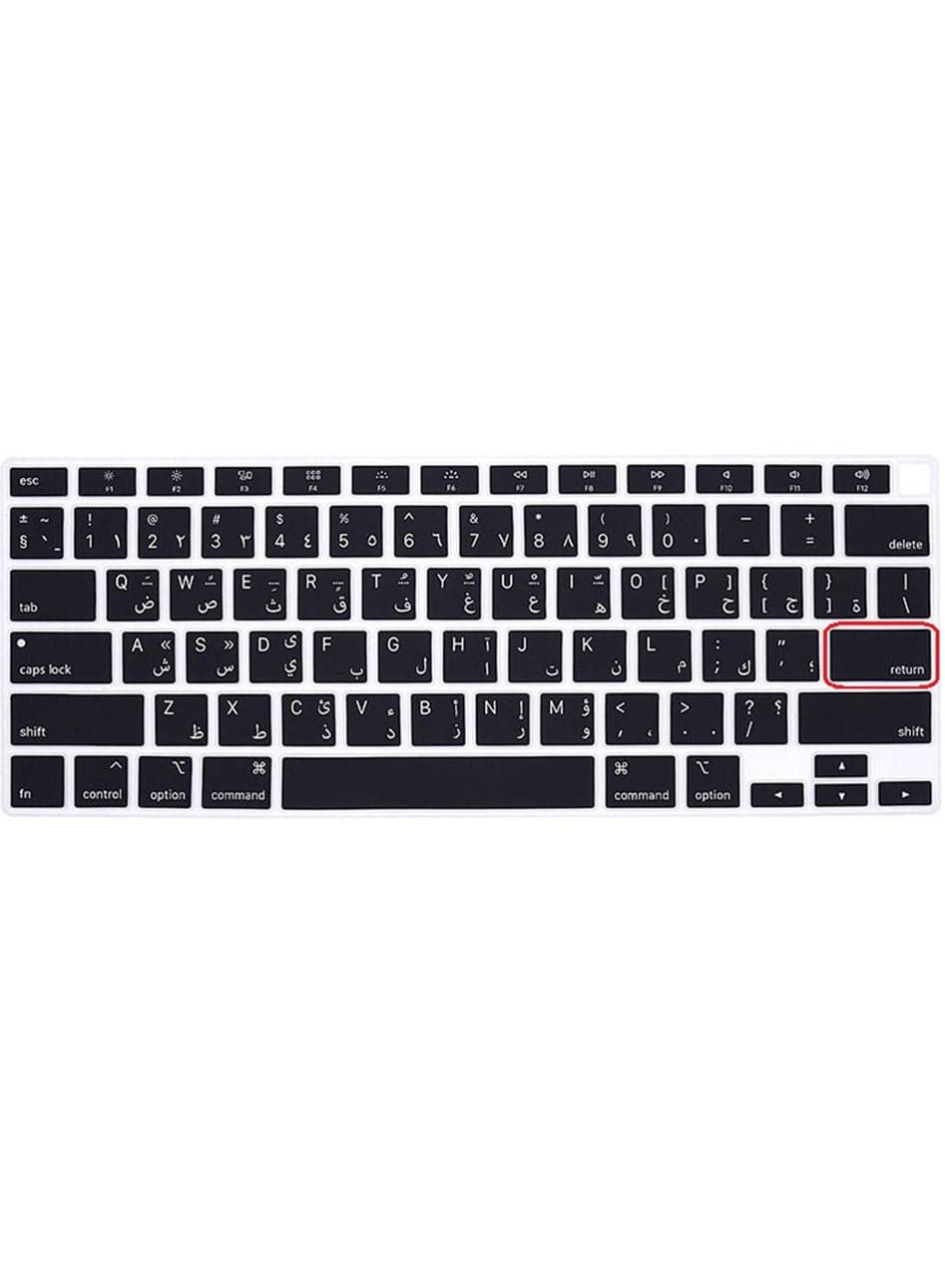 Silicone Keyboard Cover for Macbook Air 13inch 2020 2021 Release Touch ID M1 Chip A2179/A2337 US Keyboard Layout Cover Protector Skin Accessories
