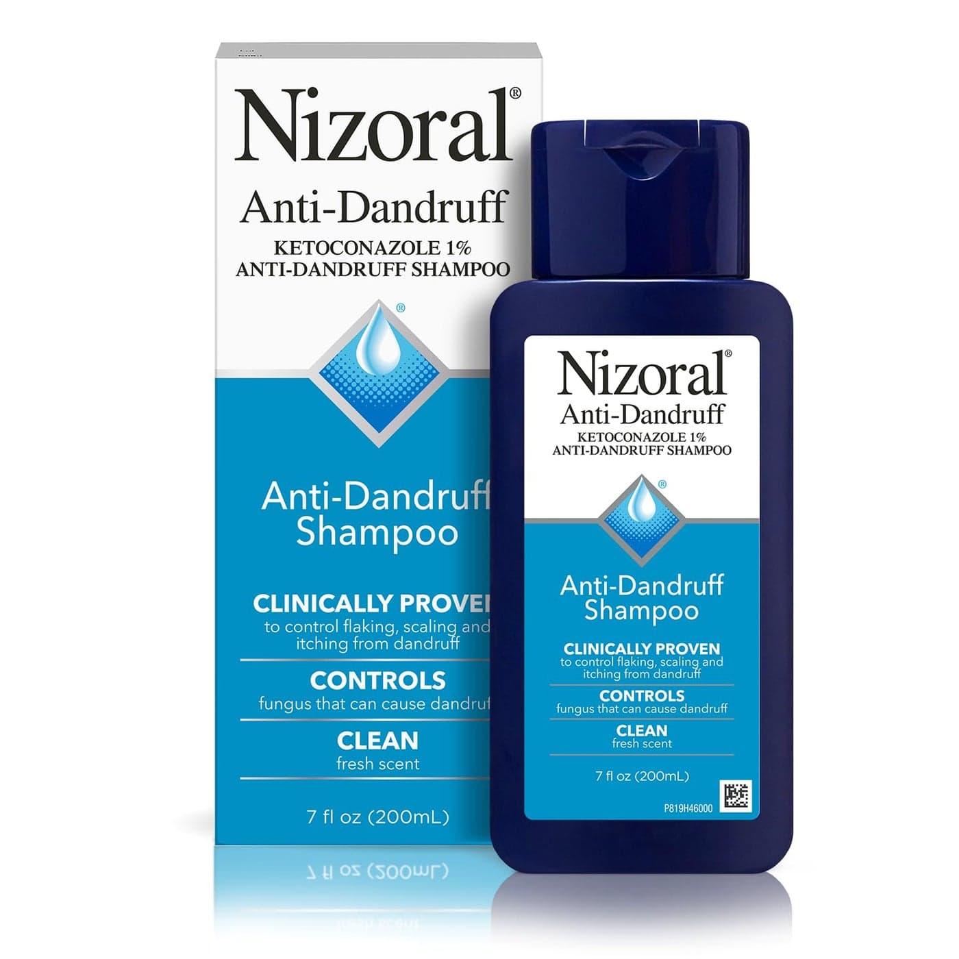 Nizoral AntiDandruff Shampoo with 1 Ketoconazole Fresh Scent 7 Fl Oz