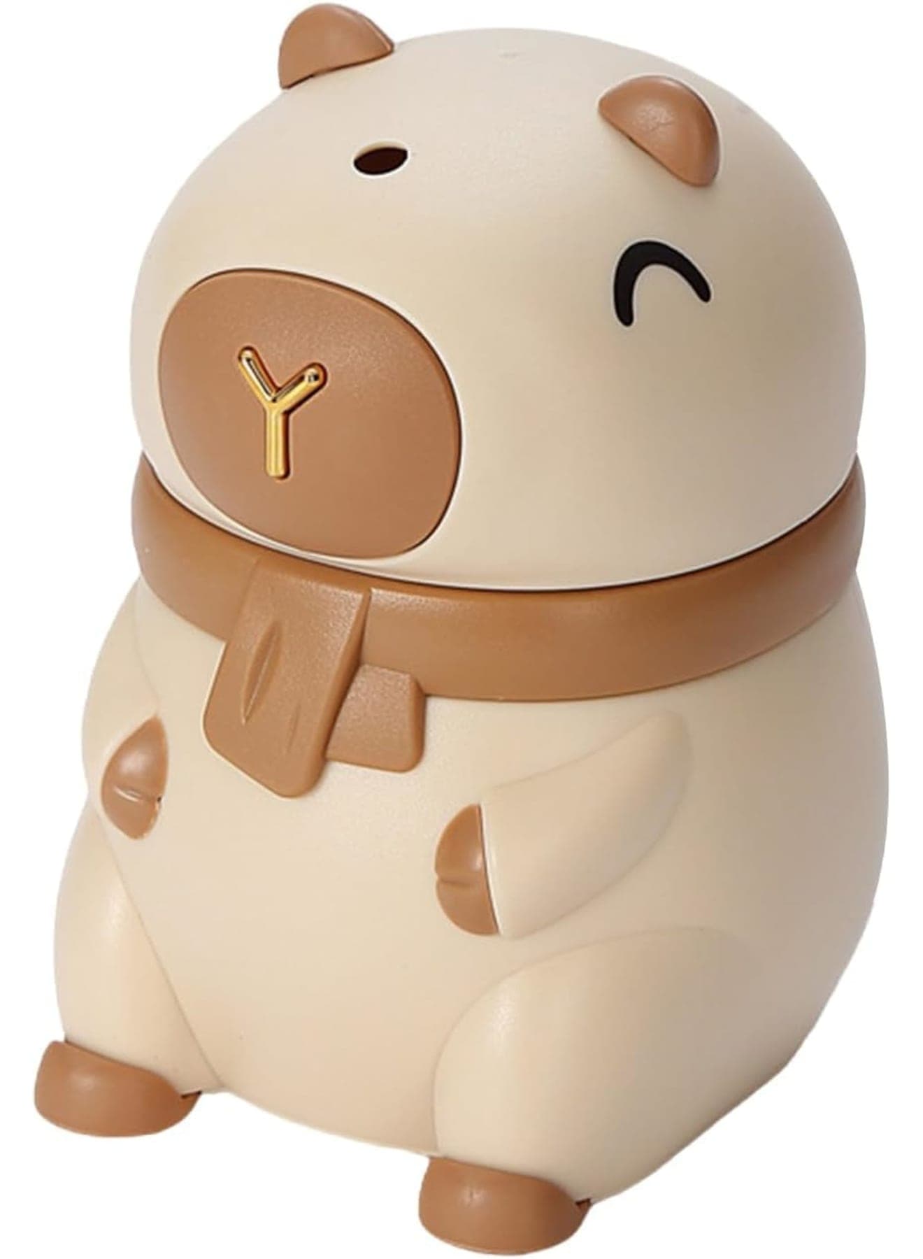 Toothpick Dispenser, Funny Capybara Automatic Pop-Up Toothpick Holder Box, 50 Toothpicks Capacity, Easy to Clean PP Material for Home Kitchen Restaurant Office