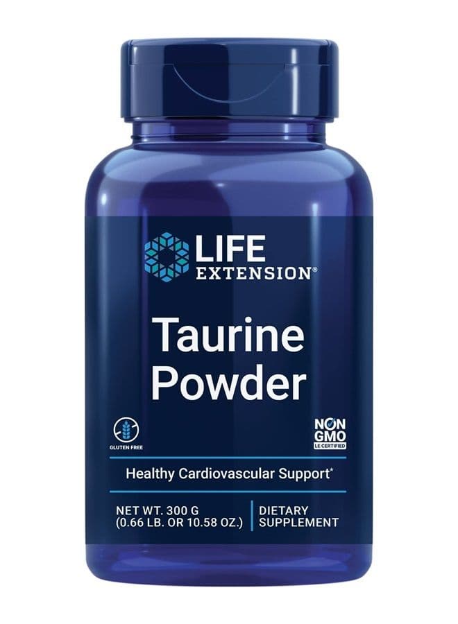 Taurine Powder 750 mg - Pure Amino Acid Supplement for Heart, Liver, Nerve & Brain Health Support - Unflavored, Non-GMO, Gluten Free, Vegetarian - 382 servings, 10.58 Ounce