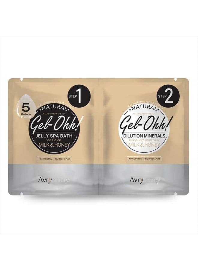 AvryBeauty Gel-Ohh Jelly Spa - Milk & Honey, 1 ct.
