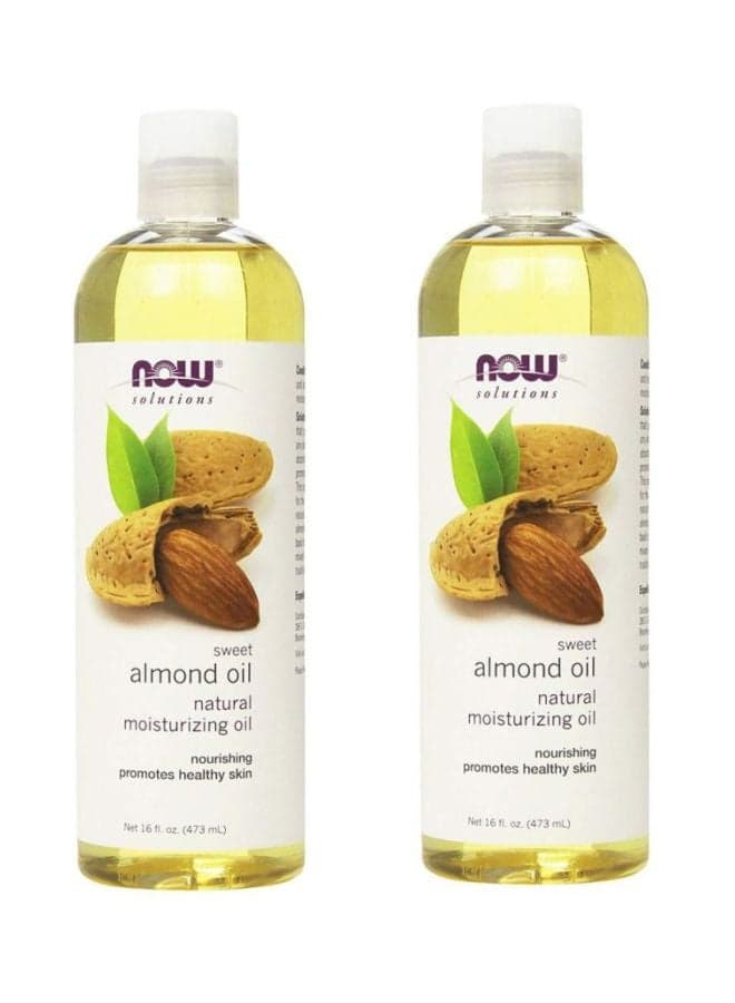 Pack Of 2 Sweet Almond Moisturizing Oil Set