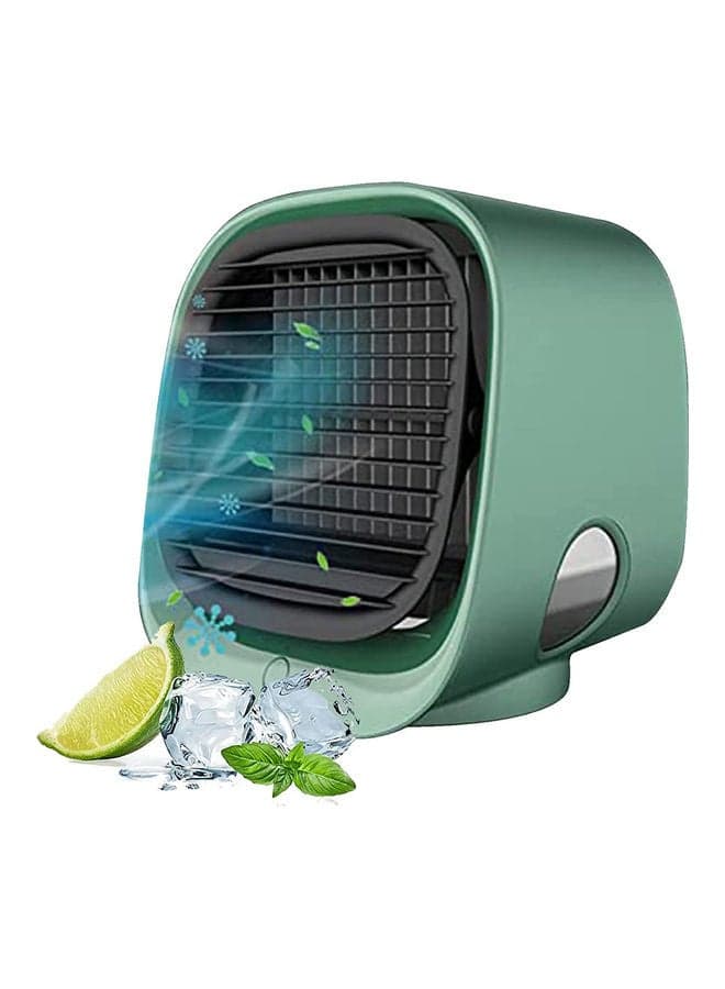 Mini Portable Air Cooler Fan with Night Light 2 W Fan21826-2 Green