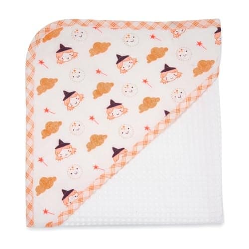 TIDY SLEEP Waffle Design Baby Bath Towel – Ultra Soft, Highly Absorbent Whimsy Magic