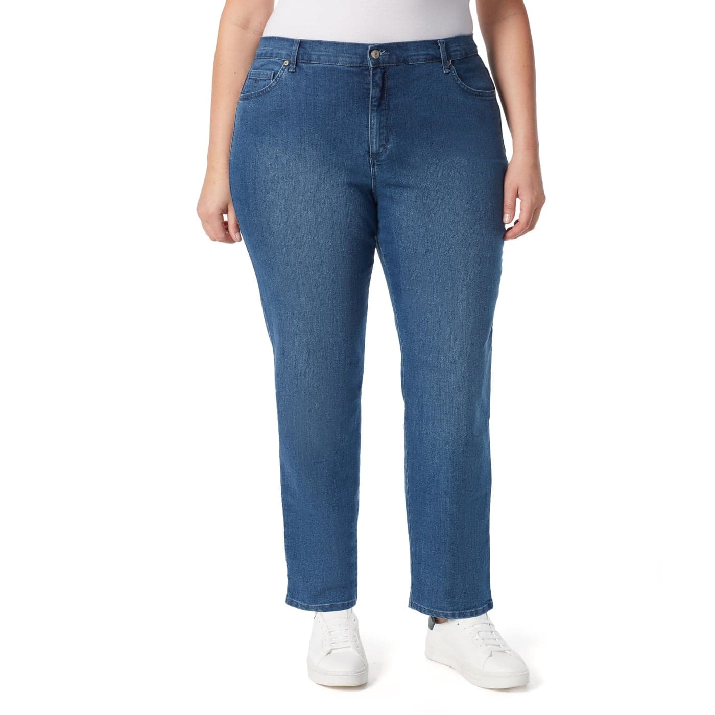 Gloria Vanderbilt womens Amanda Classic High Rise Tapered Jeans Frisco 18 Plus Short