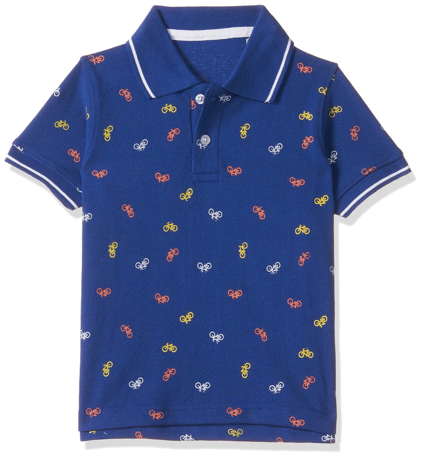 T2F Boy's Cotton Regular Fit T-Shirt Royal Blue