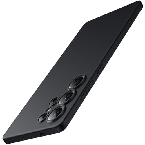 JETech Slim Case for Samsung Galaxy S25 Ultra 5G with Camera Lens Full Protection UltraThin Lightweight Matte Finish Minimalist Protective Phone Cover Titanium Black
