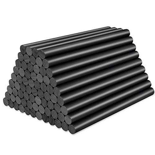 ENPOINT 72 Pack Black Hot Glue Sticks Bulk 027x4 Mini Hot Glue Sticks for Car Dent Repair Handmade DIY Art Craft Home Office Project Craftwork Fix Repairs