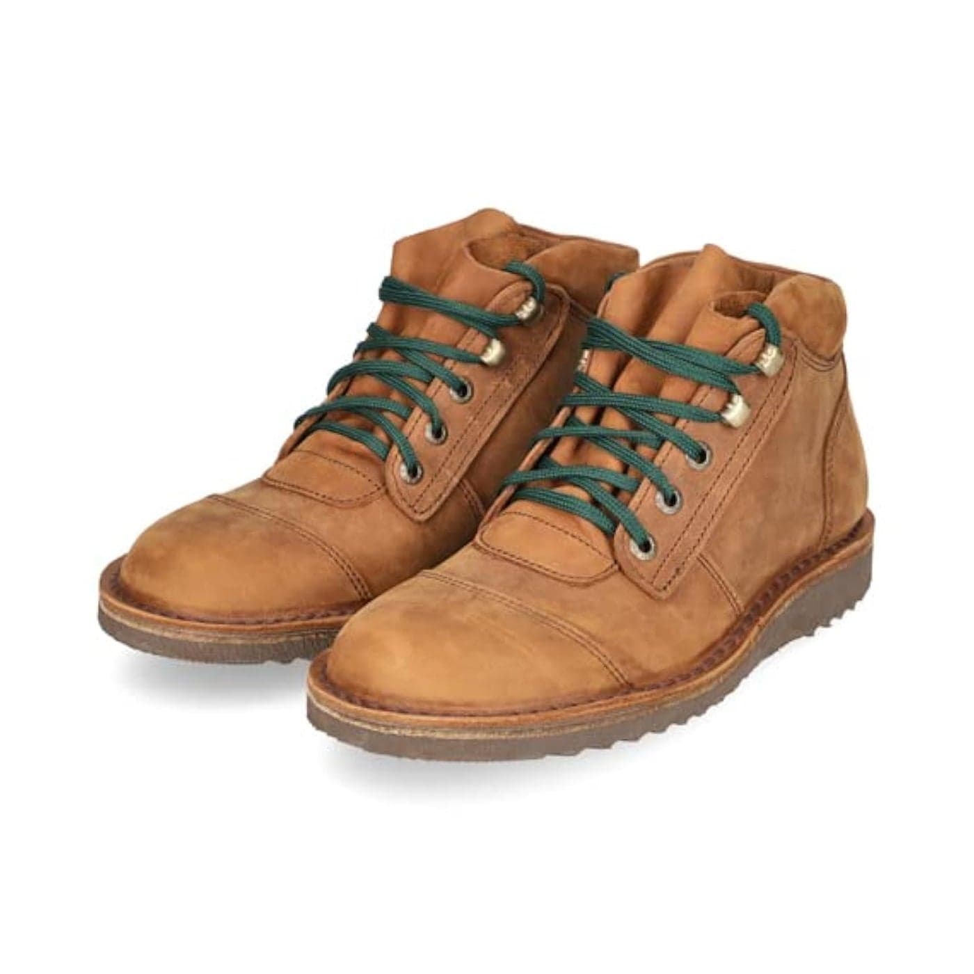 JIM GREEN Mens African Ranger Boots LaceUp Water Resistant Full Grain Leather Work or Hiking Boot Fudge 8