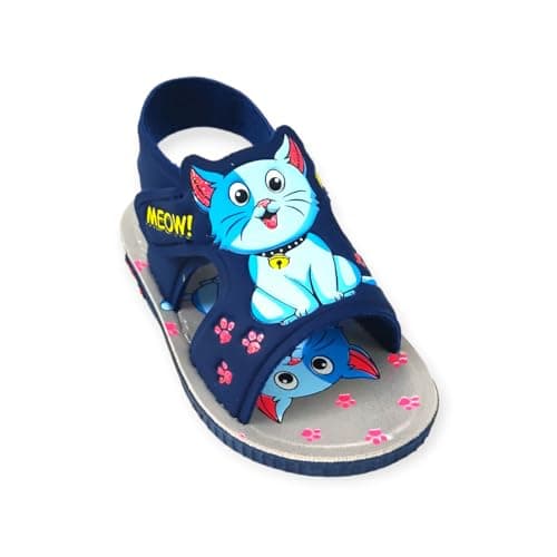Coolz Kids Chu-Chu Sound Musical Sandals C-06 for Baby Boys and Girls Age 1-3 Years (Blue, UK Footwear Size System, Toddler, Age Range, Medium, 12 Months, 15 Months)