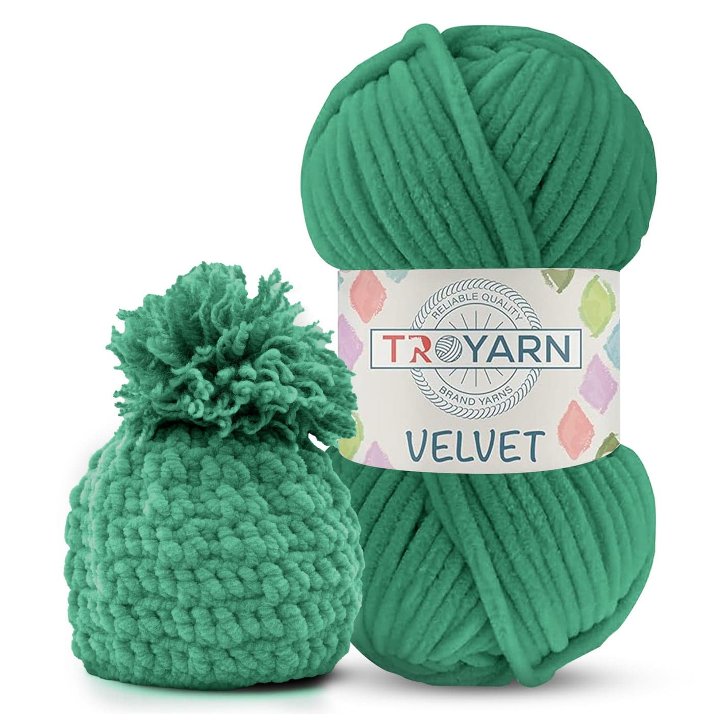 Velvet Chenille Yarn for Crocheting 100g 132 Yards Amigurumi Fluffy Plush Baby Blanket Yarn Size 6