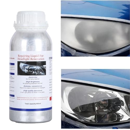 ROYWOO Car Headlight Restoration Liquid 600ml 800g Auto Headlight Scratch Restoring Fluid Headlight Lens Polish Repair Liquid for Repair of ScratchYellowed Haze Cracked Headlamp