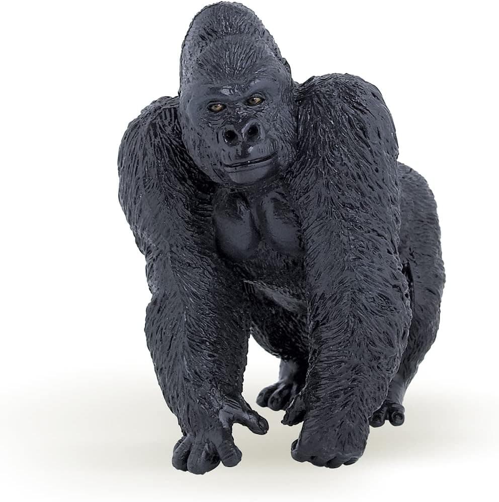 Papo HandPainted Figurine Wild Animal Kingdom Gorilla 50034 Collectible for Children Suitable for Boys and Girls from 3 Years Old