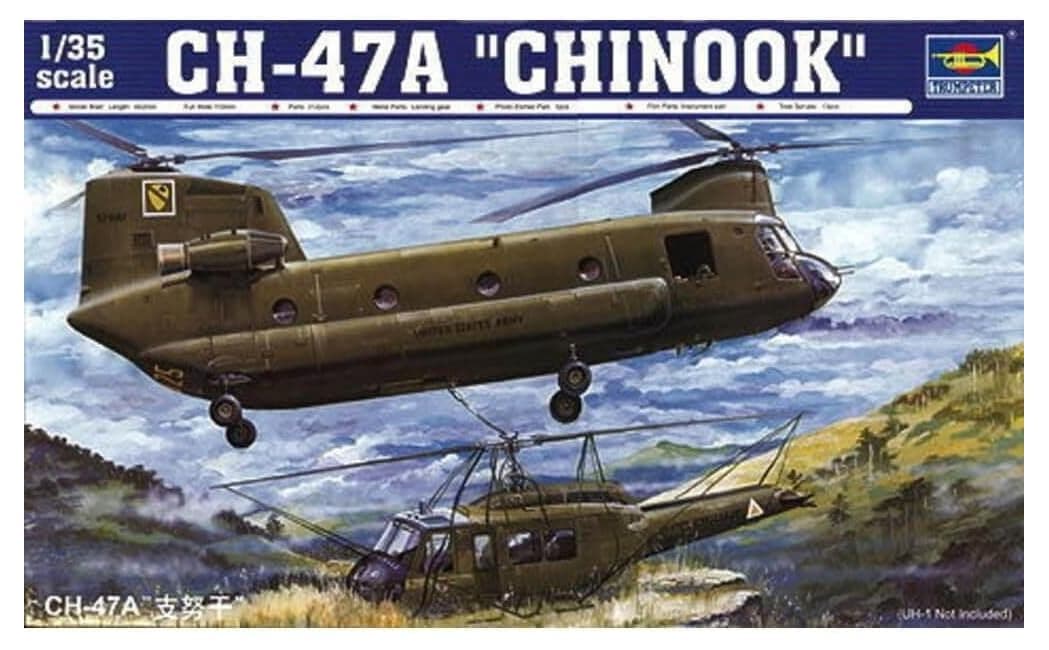 Trumpeter 1/35 Scale CH47A Chinook Helicopter