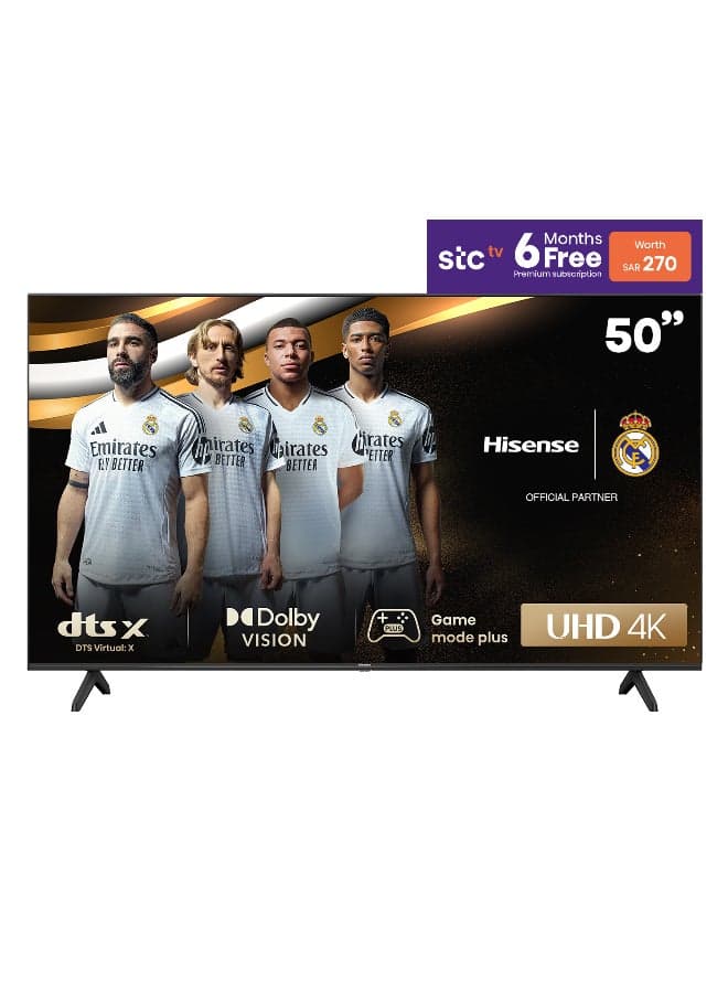 50 inch 4K UHD Smart TV 50A6K Black