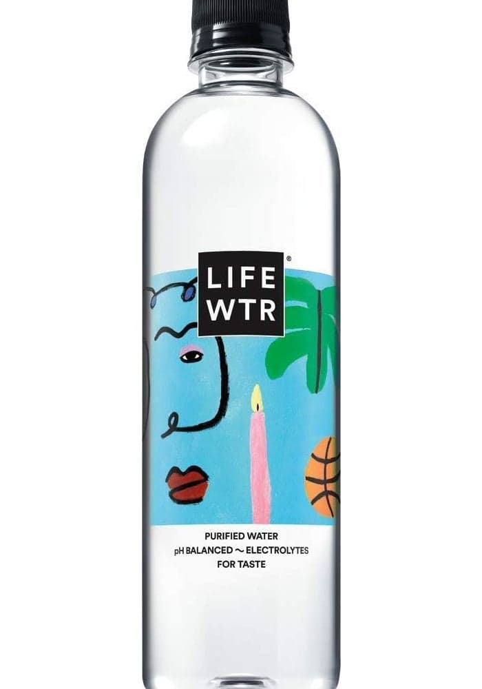 LIFEWTR Premium Enhanced Purified Water, 20 Fl Oz Bottle with Electrolytes