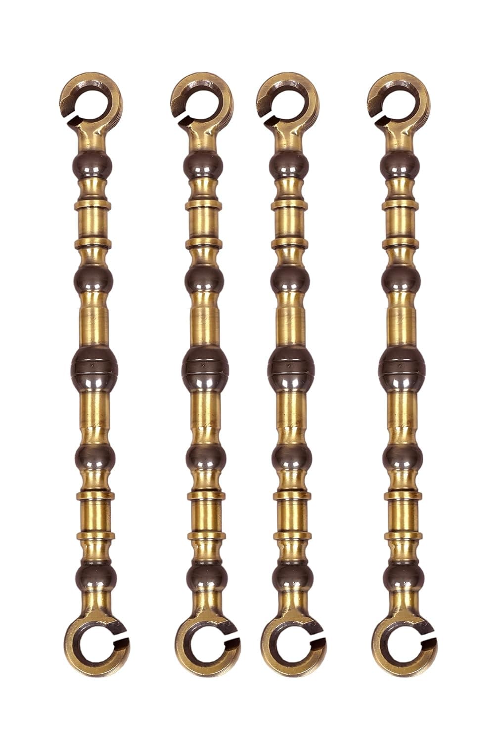 Trendy Creation Hub 16 mm Matki Design Antique Golden Brass Finish Swing Chain Link Road Jhula Accessories Heavy Duty Hangning Hooks for Home Balcony 4