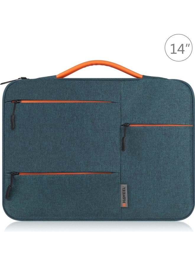 14-Inch Sleeve Case Zipper Laptop Handbag Navy Blue