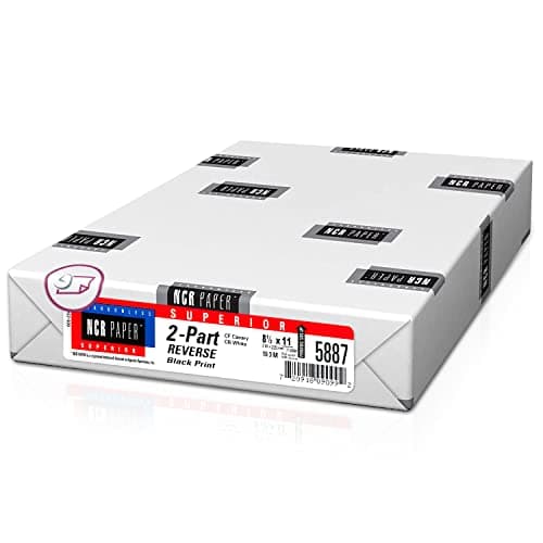 NextDayLabels - Superior Carbon-less NCR, Pre Collated Paper, 500 Sheets Per Pack (8-1/2" x 11" 2 Part Reverse, #5887)
