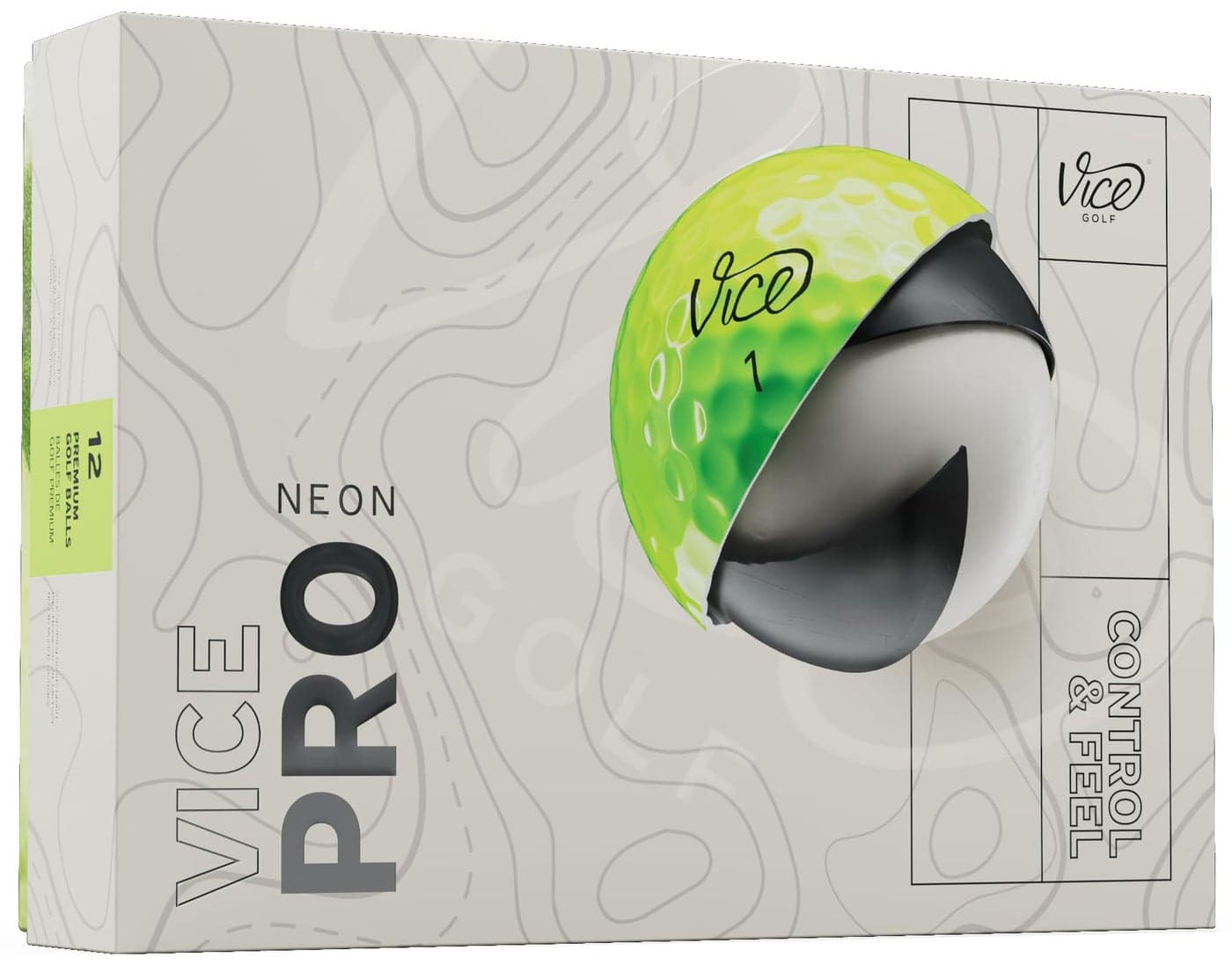 Vice Pro Golf Balls 2025 Model Lime