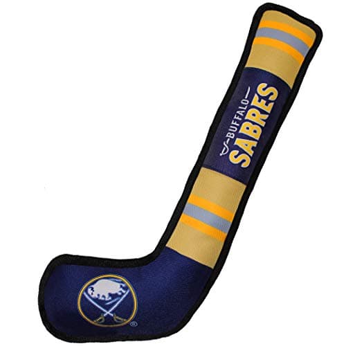 Pets First NHL Buffalo Sabres Stick Toy for Dogs Cats Play Hockey with Your Pet with This Licensed Dog Tough Toy Reward