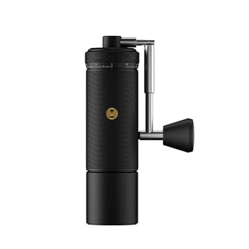 S3 Manual Coffee Grinder with External Adjustment and Stainless Steel Patented Burr,Hand Coffee Grinder High Presicion Premium Expresso Coffee Grinder Chestnut S3, Black