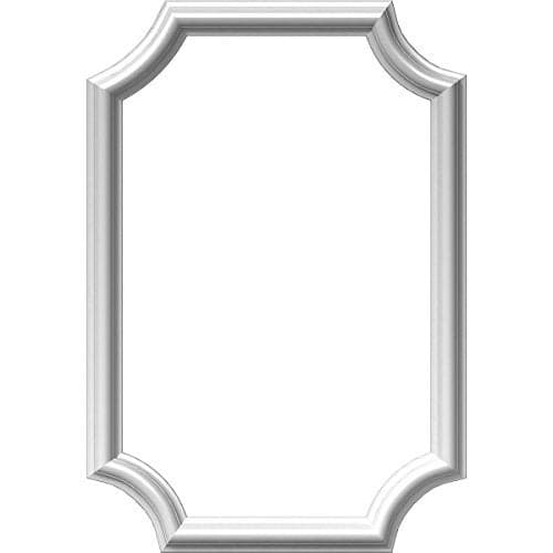 Ekena Millwork PNL16X24AS-02 16"W x 24"H x 1/2"P Ashford Molded Scalloped Wainscot Wall Panel