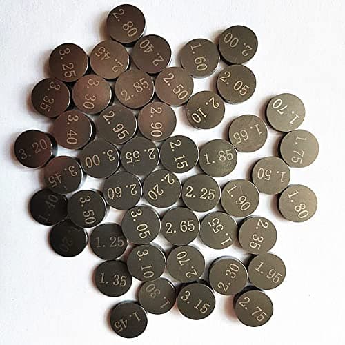 47Pcs 7.48mm Valve Shim Kit for Honda CRF 250R/X Kawasaki KX 250F Suzuki RMZ 250 Yamaha YZ 250F WR 250F Dirt Bikes