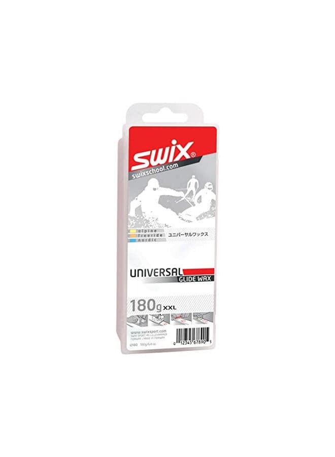 Swix Universal Ski/Snowboard Glide Wax, 180g, One Size (U180)
