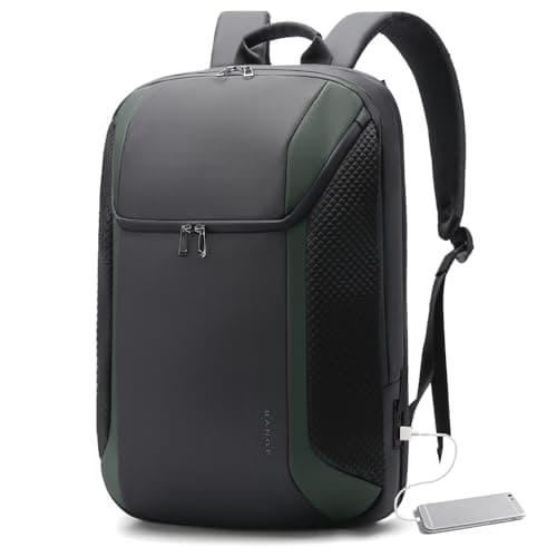 BANGE Smart Business Laptop Backpack Waterproof can fit 15.6-17.3 Inch Laptop with 3.0 USB charging port for men and women
