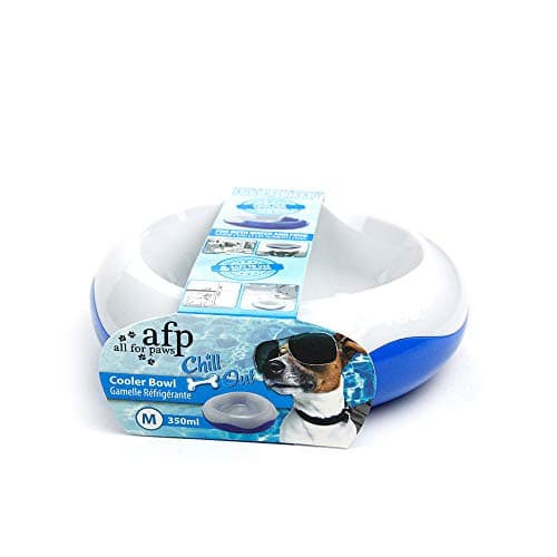 ALL FOR PAWS Chill Out - Dog Cooler Bowl, Pet Frosty Bowl, Pet Cooler Bowls Keeps Water Cool and Fresh for Hours