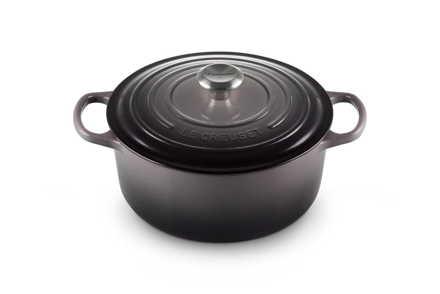 Le Creuset Enameled Cast Iron Signature Round Dutch Oven 9 qt Oyster