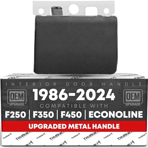 Interior FrontRear Driver Door Handle Upgraded Metal Compatible with 19992015 Ford F250 F350 F450 8824 E150 E250 E350 Econoline 8697 Aerostar Textured Black OEM 6C3Z2522600AAAMT
