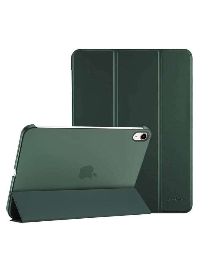 For Ipad 10Th Generation Case 2022 Ipad 10.9 Inch Case, Ipad 10 Case Slim Stand Hard Shell Back Protective Smart Cover For 10.9” Ipad 10Th Gen 2022 Release A2696 A2757 A2777 -Mgreen