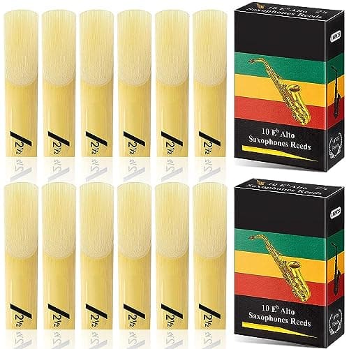 PERLMAN Saxophone Reeds Strength 2.5 Reeds (10pcs) | (Pack of 1)