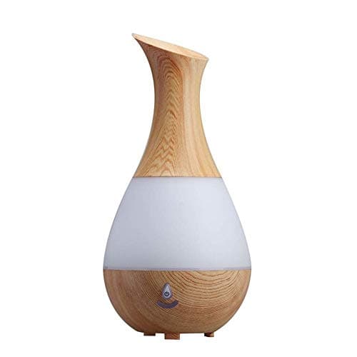 IRIS Essential Oil Diffuser Cool Mist Humidifier with Adjustable Mist Mode, Waterless Auto Shut-Off and 7 Colour LED Lights Changing for Home Office Baby