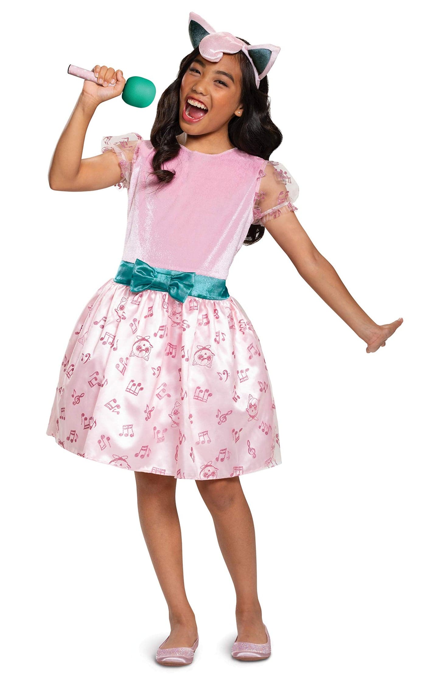 Pokemon Jigglypuff Costume Dress for Girls, Children's Character Outfit, Kids Size Small (4-6x) Pink