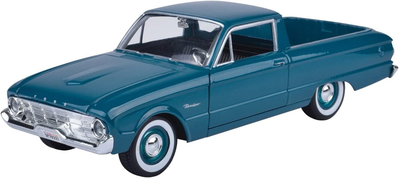 Motormax 1960 Ford Falcon Ranchero Pickup Green 1/24 Scale Model