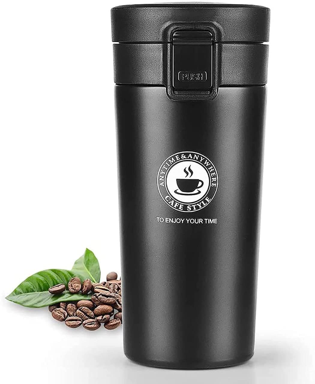 DIYASHI Insulated Stainless Steel CoffeeTea Travel Mug Vacuum SpillProof Sipper Cap for Travelers in Car with Leak Proof Lid for Hot Cold Drinks Stainless Steel Coffee Cup Multi Color