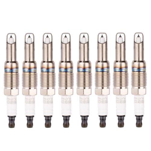 Yeoflagtrade SP546 Spark Plugs Compatibile with Ford Expedition for F-150 F-250 Super Duty for F-350 Super Duty for Lincoln Mark LT for Navigator, 5.4L 6.8L V8 V10 Engine Replacement for SP421 SP515